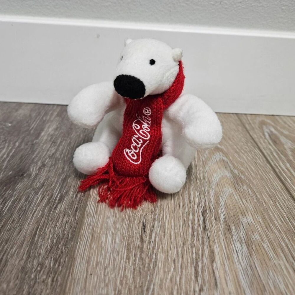 Coca-Cola Holiday Bear Stuff Animal Small Plush